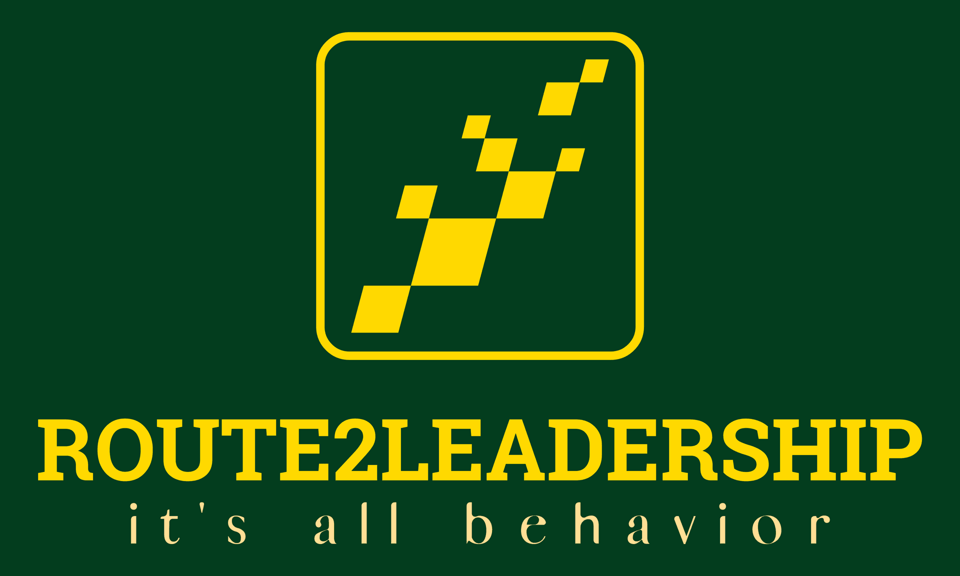 Route2Leadership – it's all behavior